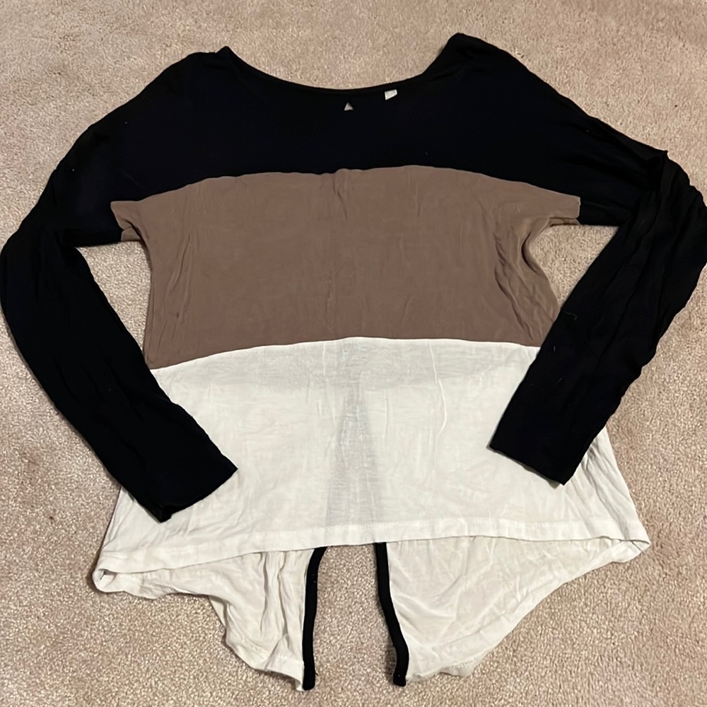 Ocasion Tri-Colored Top, XS